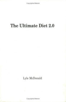 The Ultimate Diet 2.0
