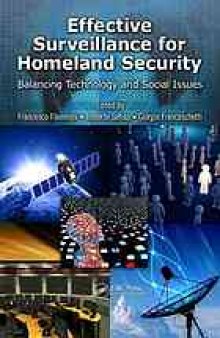 Effective surveillance for homeland security : balancing technology and social issues