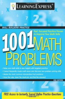 1001 Math Problems,  3ed