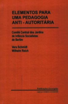 Elementos para uma pedagogia anti-autoritária