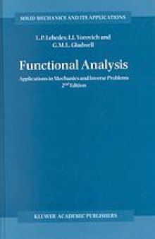 Functional analysis : applications in mechanics and inverse problems