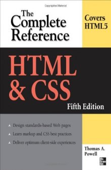 HTML & CSS: The Complete Reference, Fifth Edition (Complete Reference Series)