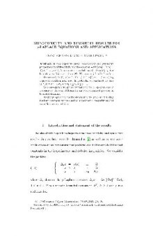 Monotonicity and symmetry results for p-Laplace equations and applications