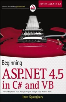 Beginning ASP.NET 4.5: in C# and VB