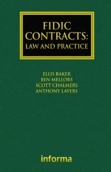 FIDIC Contracts: Law and Practice
