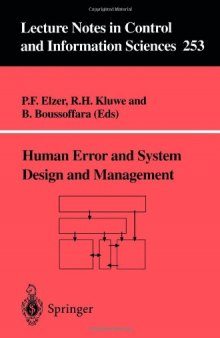 Human error and system design and management  