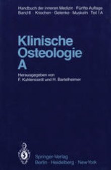 Klinische Osteologie · A