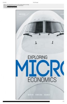 Exploring Microeconomics [Canadian Edition]