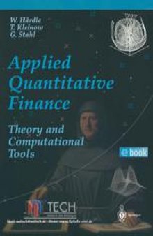 Applied Quantitative Finance: Theory and Computational Tools