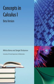 Concepts in Calculus I, Beta Version  