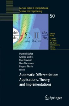 Automatic Differentiation: Applications, Theory, and Implementations 