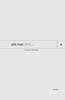 3ds max 4 MAXScript Online Reference
