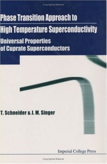 Phase transition approach to high temperature superconductivity