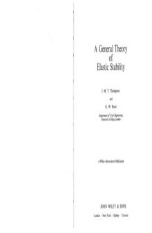 A general theory of elastic stability