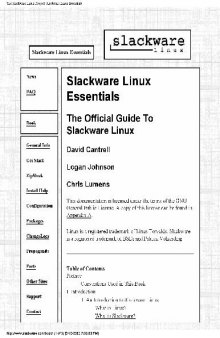 Slackware Linux Essentials