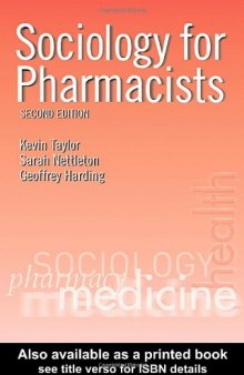 Sociology for Pharmacists: An Introduction