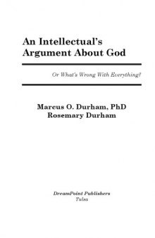 An Intellectual's Argument about God
