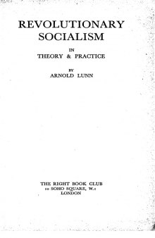 Revolutionary Socialism in Theory & Practice