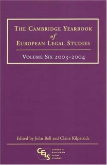 Cambridge Yearbook of European Legal Studies, 2003-2004 (Cambridge Yearbook of European Legal Studies)