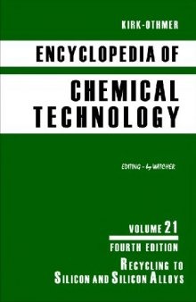 Encyclopedia of Chemical Technology