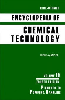 Encyclopedia of Chemical Technology