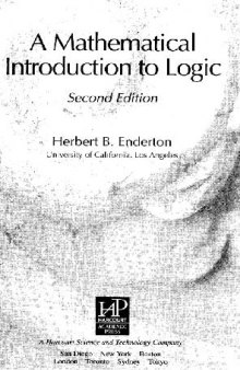 A mathematical introduction to logic