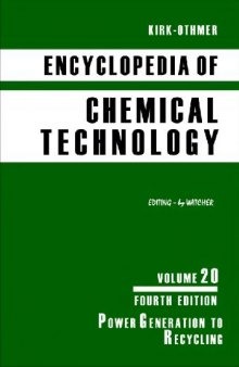 Encyclopedia of Chemical Technology