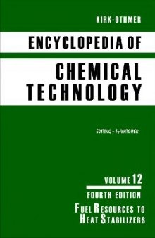 Encyclopedia of Chemical Technology