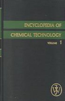 Kirk-Othmer Encyclopedia of Chemical Technology Vol 1 