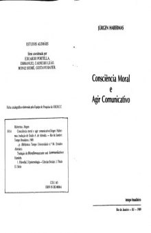 CONSCIENCIA MORAL E AGIR COMUNICATIVO