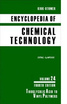 Kirk-Othmer Encyclopedia of Chemical Technology [27 vols] Vol 24