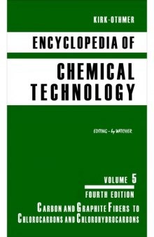 Kirk-Othmer Encyclopedia of Chemical Technology [Vol 05]