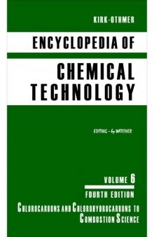 Kirk-Othmer Encyclopedia of Chemical Technology [Vol 06]