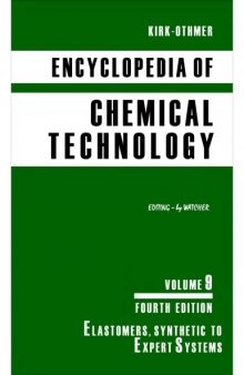 Kirk-Othmer Encyclopedia of Chemical Technology [Vol 09]