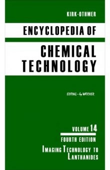 Kirk-Othmer Encyclopedia of Chemical Technology [Vol 14]