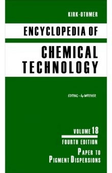 Kirk-Othmer Encyclopedia of Chemical Technology [Vol 18]
