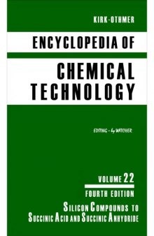 Kirk-Othmer Encyclopedia of Chemical Technology [Vol 22]