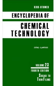 Kirk-Othmer Encyclopedia of Chemical Technology [Vol 23]