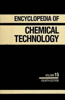 Kirk-Othmer Encyclopedia of Chemical Technology, Lasers to Mass Spectrometry 