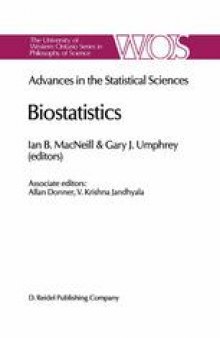 Biostatistics: Advances in Statistical Sciences Festschrift in Honor of Professor V.M. Joshi’s 70th Birthday Volume V