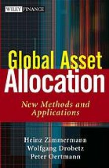 Global asset allocation : new methods and applications