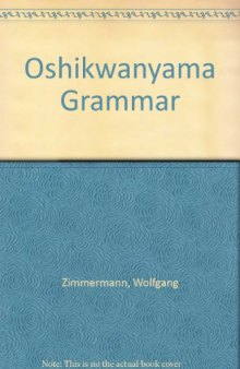 Oshikwanyama Grammar