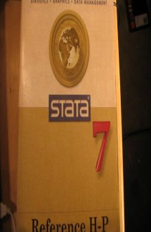 Stata Reference A-G Release 7