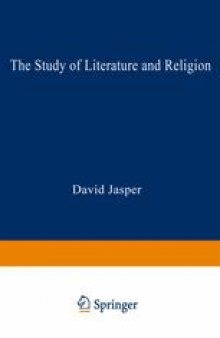 The Study of Literature and Religion: An Introduction