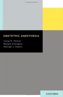 Obstetric Anesthesia  