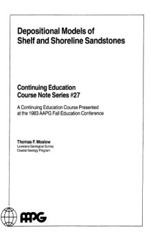 Depositional Models of Shelf and Shoreline Sandstones - Course Notes
