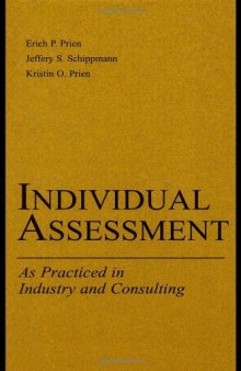 Individual Assessment: As Practiced in Industry and Consulting (Applied Psychology Series)