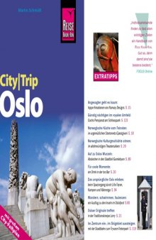 City-Trip Oslo mit großem City-Faltplan