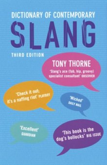 Dictionary of Contemporary Slang, 3rd edition