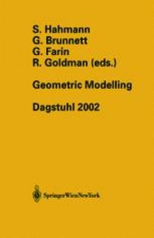 Geometric Modelling: Dagstuhl 2002